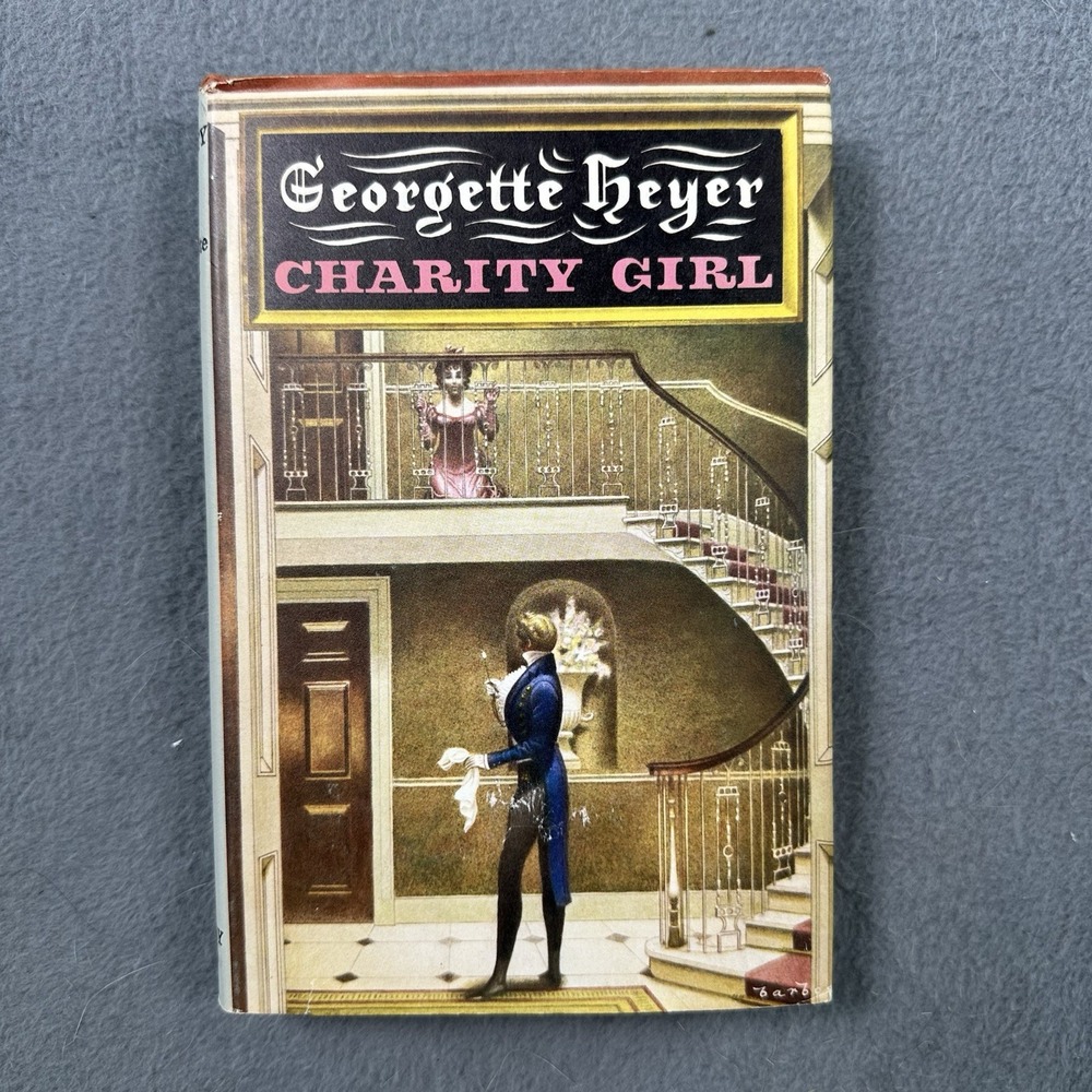 Georgette Heyer Charity Girl First Edition 1970 Bodley Head HC DJ UK Romance